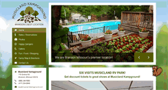 Desktop Screenshot of musiclandkampground.com